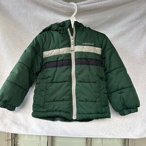 London fog jacket, green, 2T
